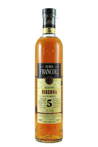 Francoli Grappa Riserva 5 anni 0,7 ltr