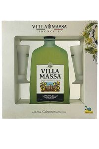 Villa Massa Limoncello in cadeauverpakking met 2 glazen